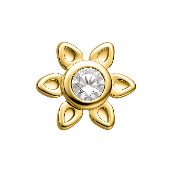Push Fit Flower Attachment - Golden Metal