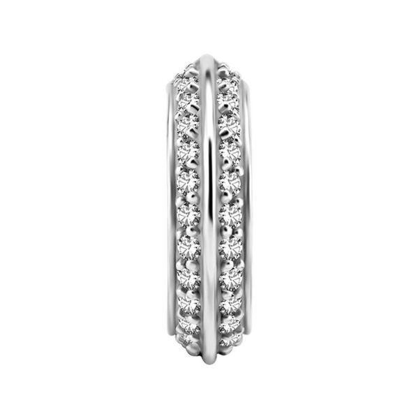 Double Jewelled Hinged Ring