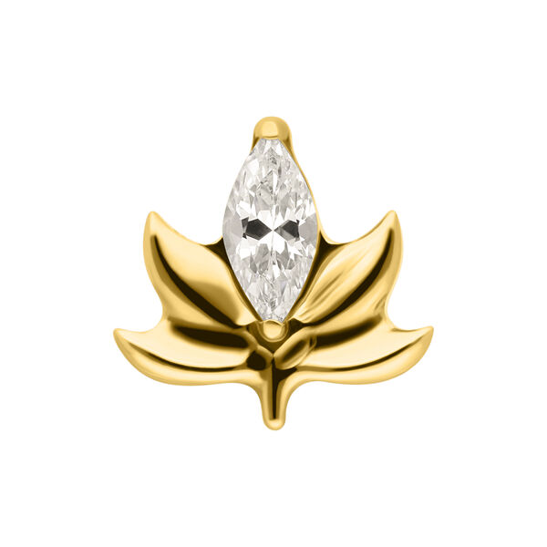 Push Fit Little Leaf Aufsatz - Golden Metal