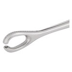 Pinzetta Open End Sponge argento con diametro interno di 6mm su sfondo bianco