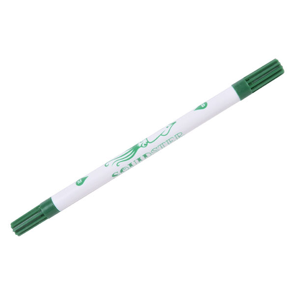 Pennarello Squidster verde per tatuaggi su sfondo bianco