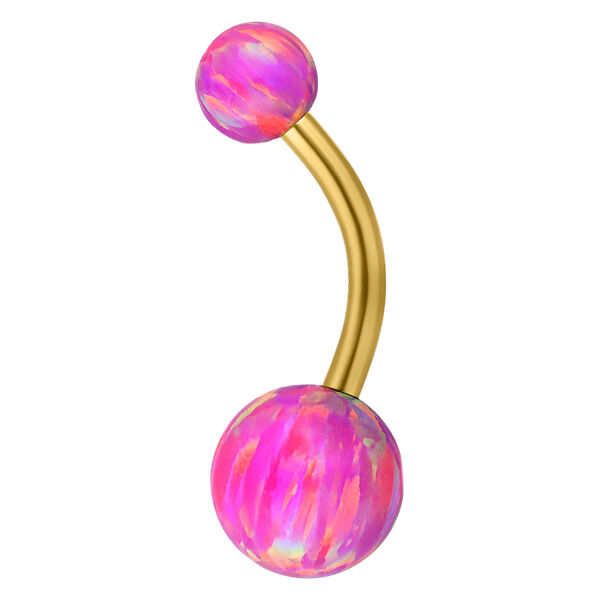 Double Synthetic Opal Bananabell