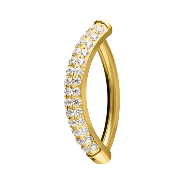 Multi Jewelled Belly Arch Clicker