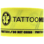 Nastro Tattoomed Studio Pro giallo su sfondo bianco