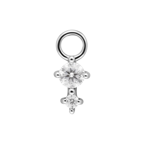 Double Round Crystal Pendant