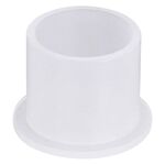 Cappuccio d'inchiostro bianco in plastica su sfondo neutro