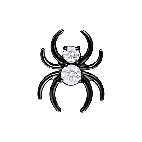 Push Fit Crystal Spider Attachment - Black Metal
