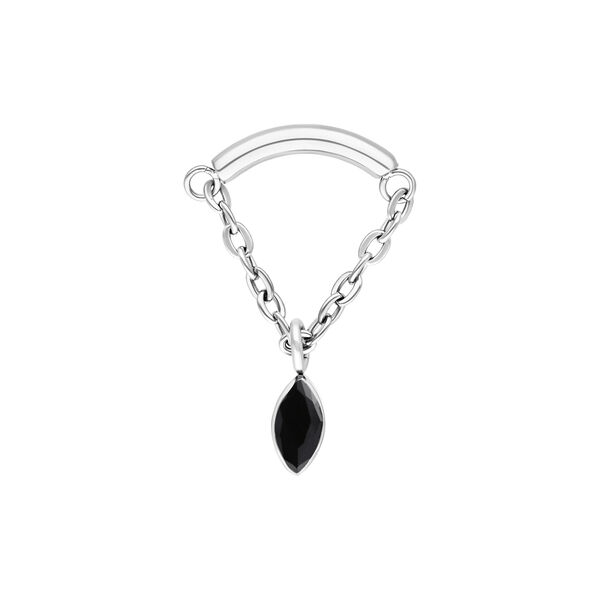 Crystal Triangle Hidden Helix Push Fit Attachment