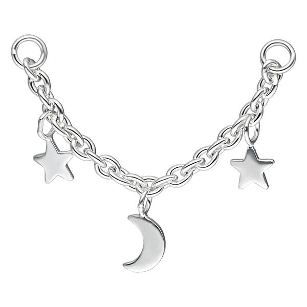 Moon & Stars Piercing Connection Chain