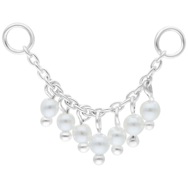 Cadena con Mini Perlas para Piercing