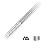 Magnum Curved Long Taper Tattoonadeln aus Chirurgenstahl auf weißem Hintergrund