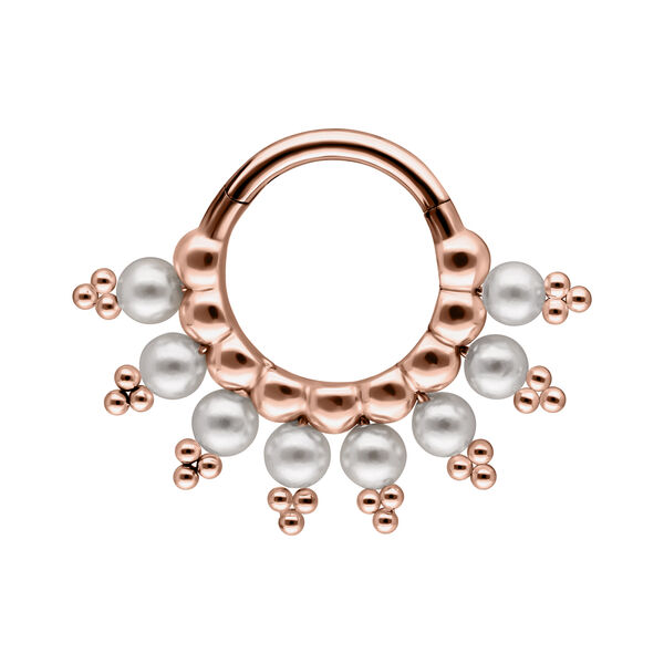 Bubble Pearl Clicker - Rosegold