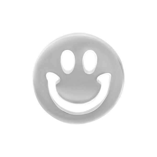 Push Fit Smiley Attachment for Bioplast - Silvercoloured Metal