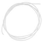 Stelo in PTFE cristallino, su sfondo bianco, disposto in modo circolare