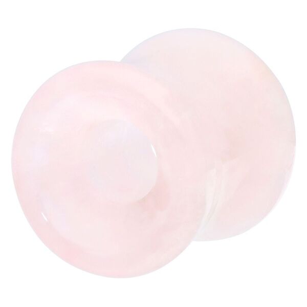 Tunnel rosé in pietra di 8,0 mm su sfondo bianco