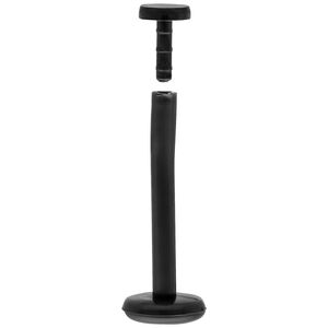 Schwarzer Push-Fit Basic Stab auf weißem Hintergrund