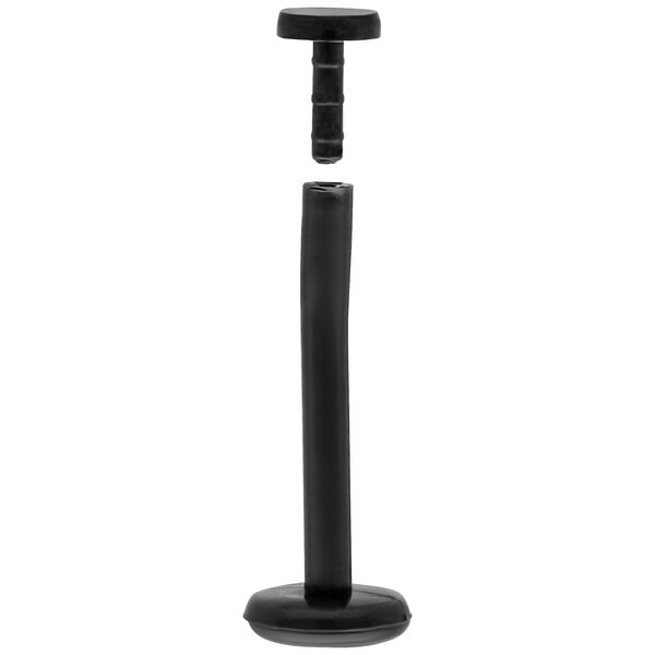 Barra Básica Push-Fit Negra sobre fondo blanco