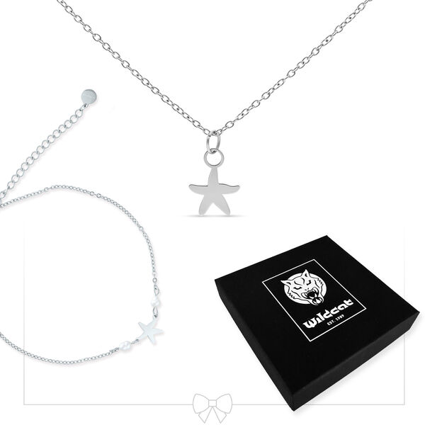 Starfish Anklet with Necklace Set
