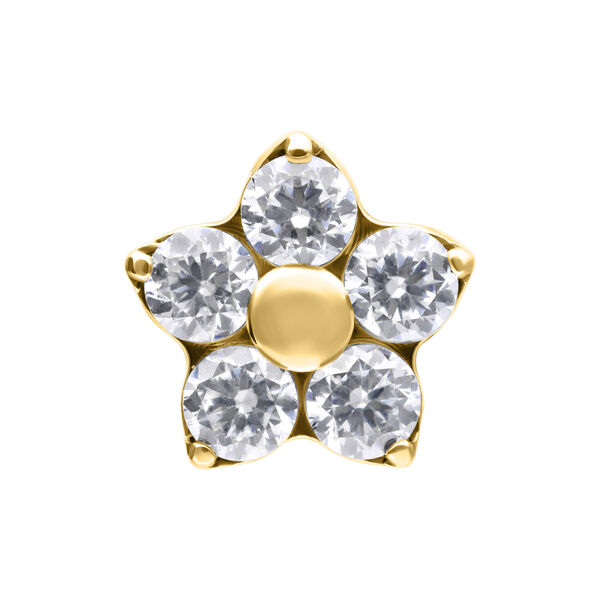 Push Fit Mini Multi Jewelled Flower Attachment