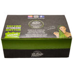 Envase verde de Believa Tattoo Butter con sello vegano sobre fondo blanco