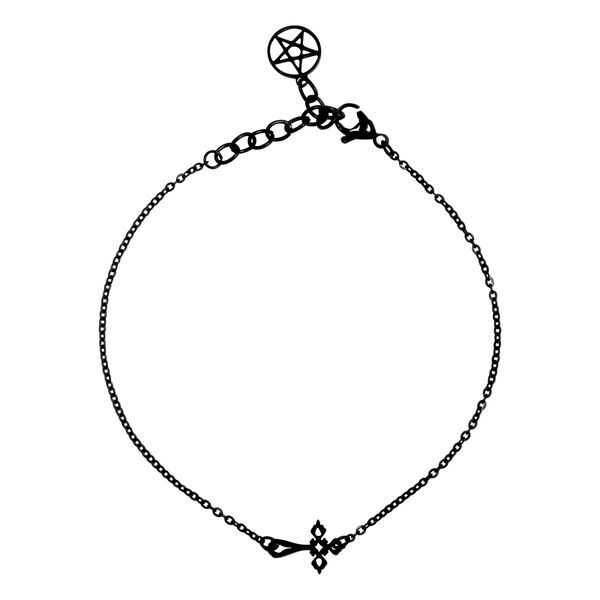 Gothic Cross Ankle Chain<!--5ce517c8bba11-->