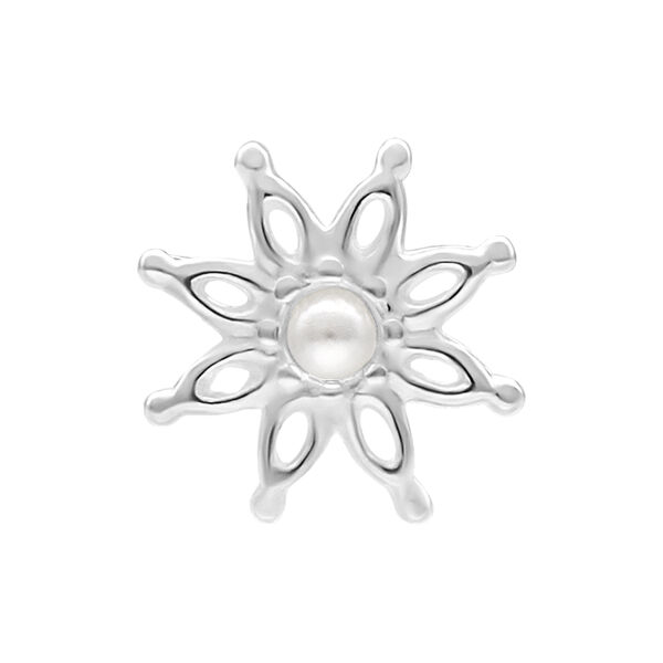 Push Fit Bloom Attachment for Bioplast - Silvercoloured Metal