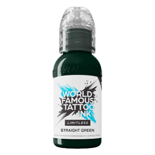 Inchiostro Tatuaggio World Famous Ink Limitless Straight Green