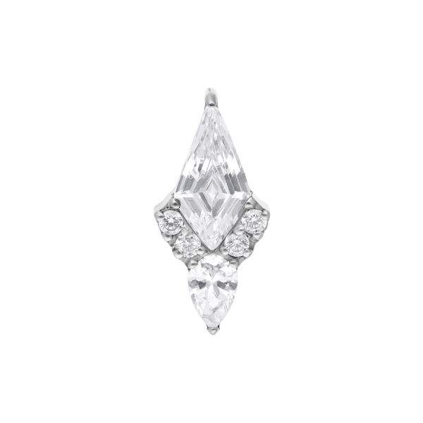 Push Fit Kite Harmony Aufsatz - Silvercoloured Metal