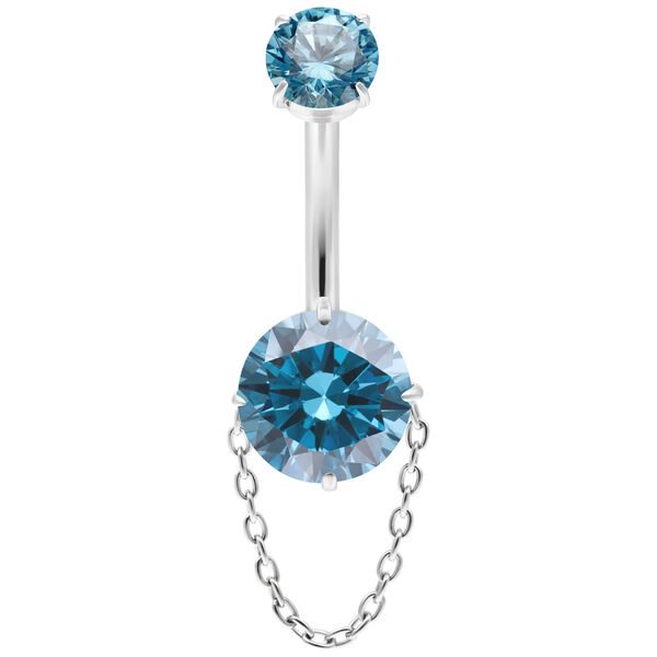 Turquoise Crystals with Chain Bananabell
