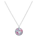 Diamond Roses Blue Necklace