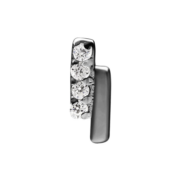 Push Fit Crystal Double Bar Attachment for Bioplast