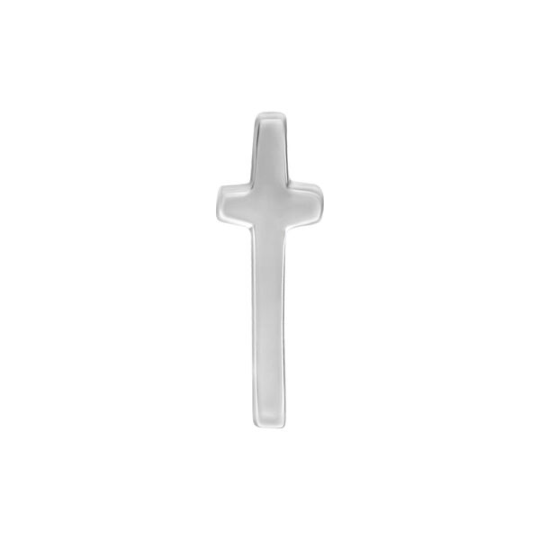 Push Fit Cross Attachment for Bioplast - Silvercoloured Metal