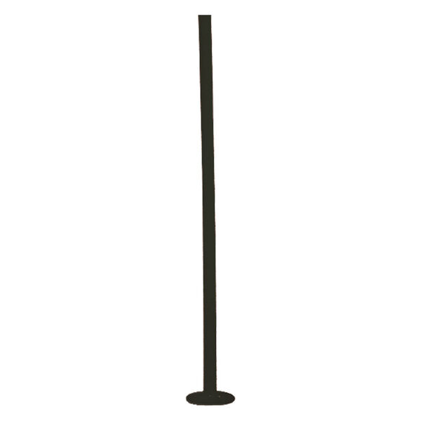 Larga barra negra de Bioplast con 1,6 mm de grosor y 45 mm de longitud