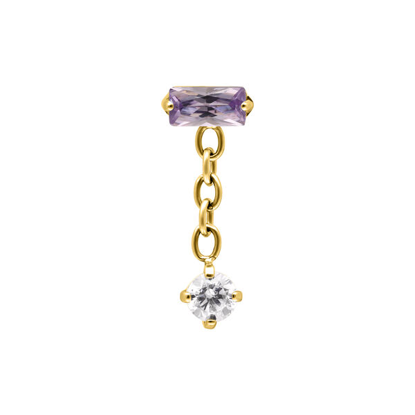 Push Fit Baguette Crystal Aurora Attachment