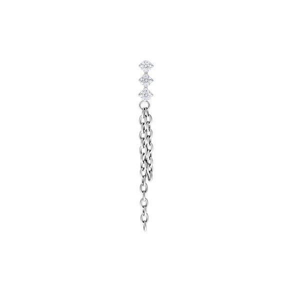 Push Fit Dangling Crystal Chains Attachment
