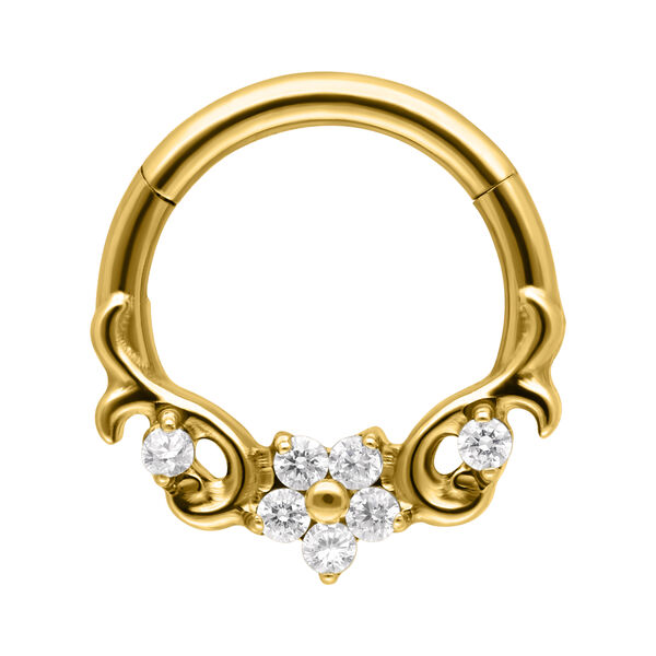 Lovely Flower Clicker - Gold