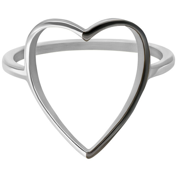 2 Coloured Heart Ring