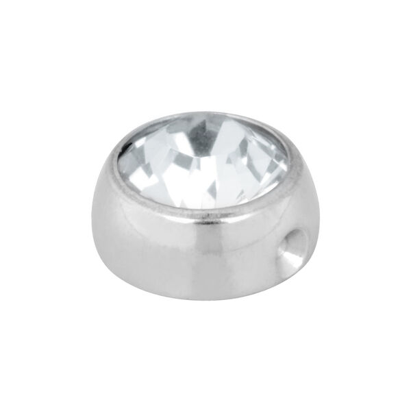 Sfera Clip-In piatta cristallo in titanio<!--5e5e700f03ef9-->