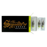 Drei Round Shader Tattoo-Nadelmodule neben schwarzer Verpackung