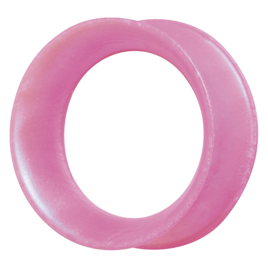 Vaaleanpunainen silikonitunneli Kaos Softwearilta, koko 6,0mm, valkoisella taustalla