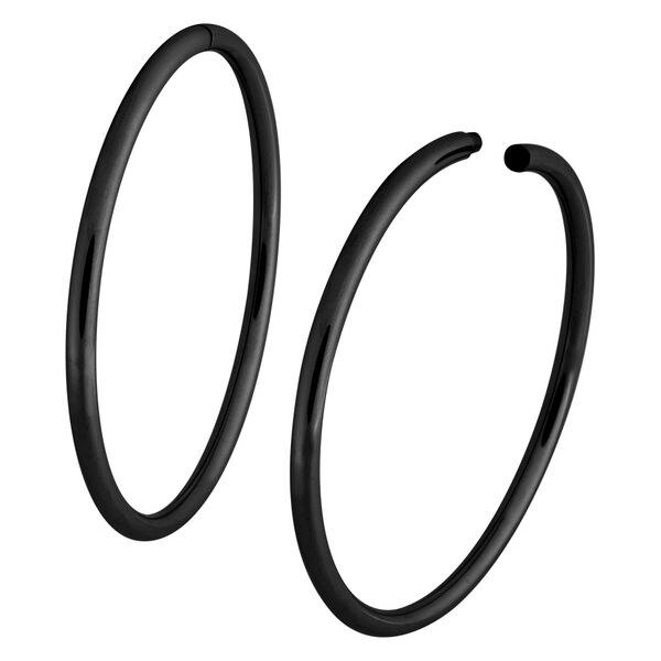 Hollowed Hoops<!--5d64c595b6186--> - Black Metal