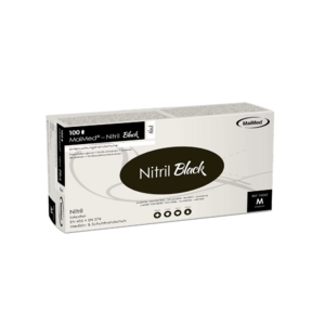 MaiMed Nitril Black Gloves