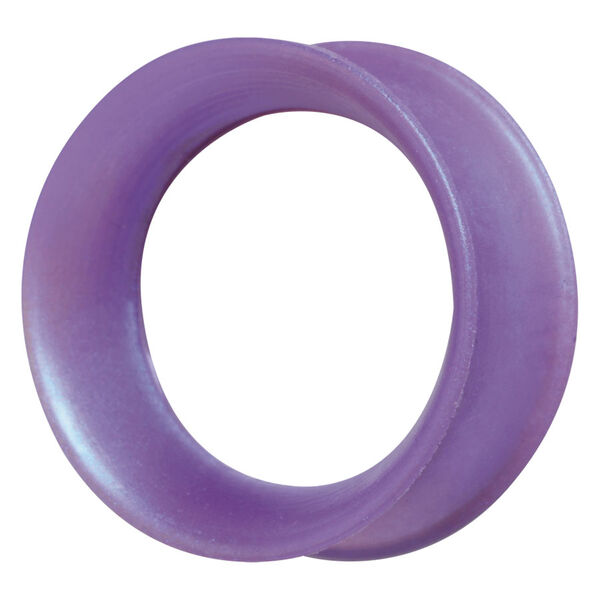 Lila Silikon-Tunnel von Kaos Softwear in 10 mm Größe auf weißem Hintergrund