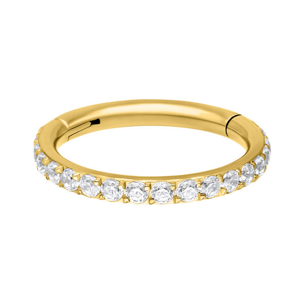Pave Set Crystals Conch Ring<!--60d5736295e37-->