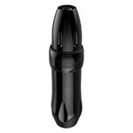 Macchina per tatuaggi Xion Rotary nera in alluminio su sfondo bianco