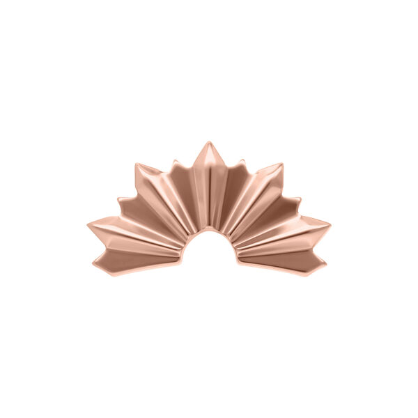 Push Fit Folded Sunrays Aufsatz - Rosegold