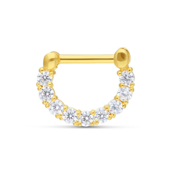 Hinged Crystal Ring 18k<!--5cd036bd4e395-->