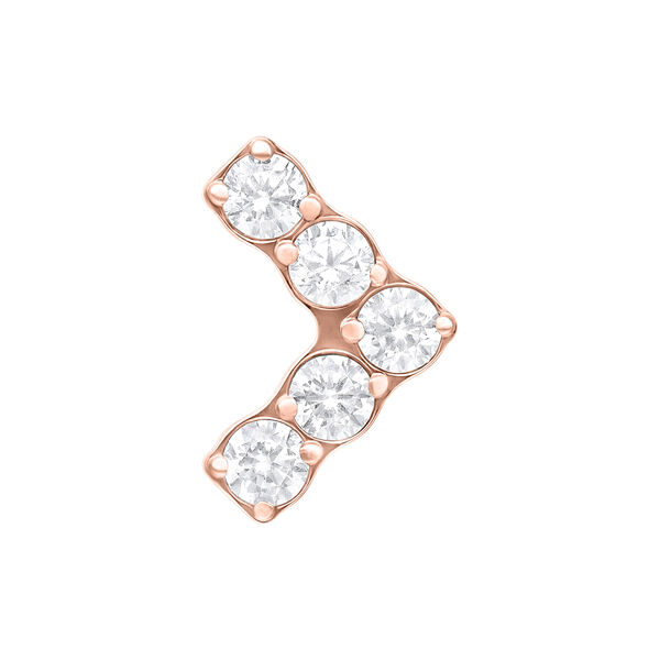 Push Fit V-Shape Attachment - Rosegold