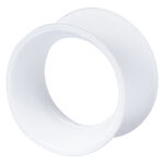 Kaos Softwear Skin Tunnel blanco de silicona, tamaño 5,0 mm, sobre fondo blanco