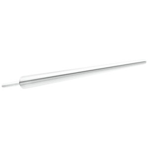 Silberner Push-Fit Einführstift 1.2mm Silberner Titan Einführstift mit 1.2mm Stärke auf weißem Hintergrund